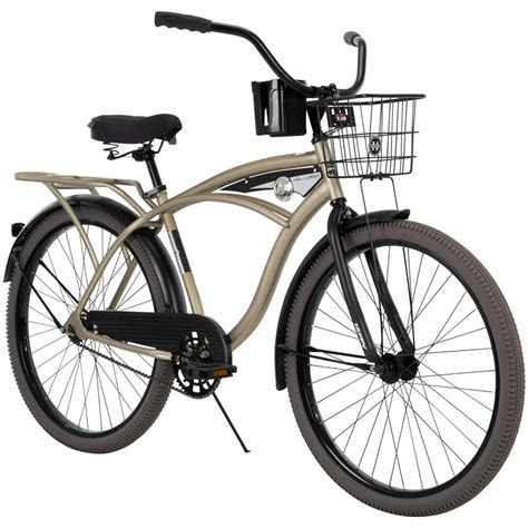 Huffy 26 In. Nel Lusso Men’s Classic Beach Cruiser Bike, Sage - Walmart.com - Walmart.com