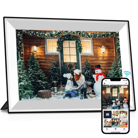 Bgift 10.1 inch WiFi Digital Picture Frame, 32GB Storage, HD Touch ...