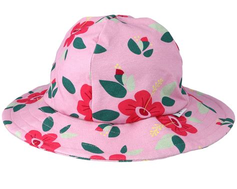 Kids Sun Hat Hibiscus Pink Bucket - JNY Kids hats | Hatstore.co.uk