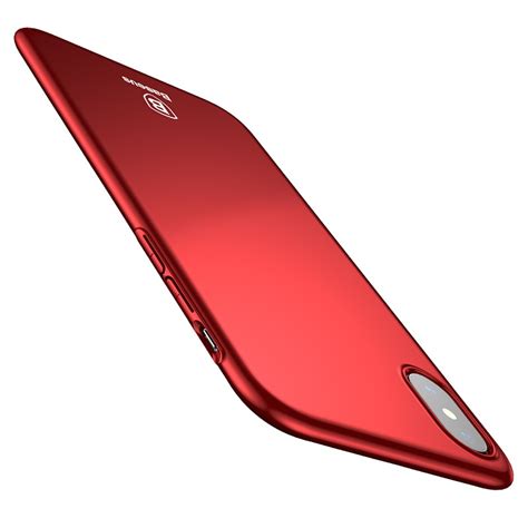 Baseus Thin fit case for Iphone X / XS Red - ATC Express