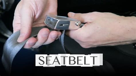 How to Fasten Your Seatbelt on an Airplane - YouTube