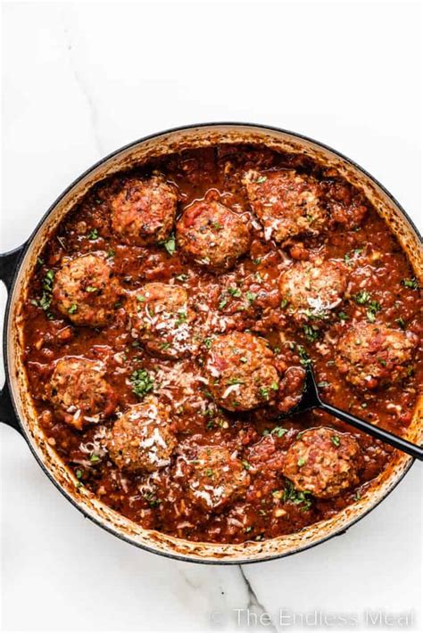 Meatballs in Tomato Sauce - The Endless Meal®