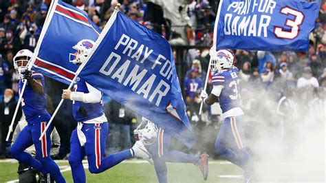 Outpouring of support for injured Buffalo Bills safety Damar Hamlin ...