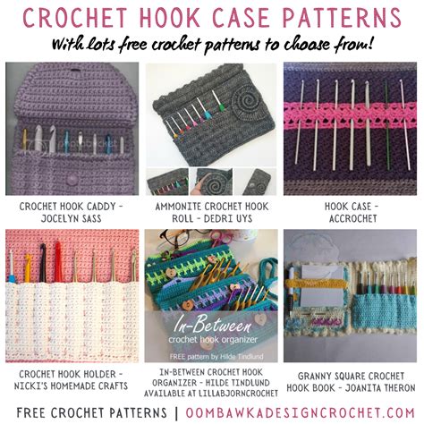 crochet hook roll Archives • Oombawka Design Crochet