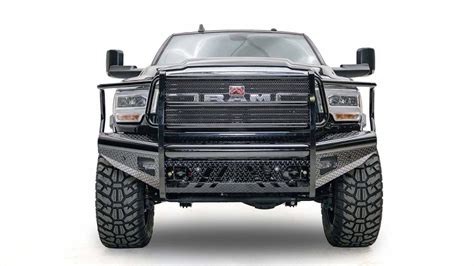 Fab Fours DR19-S4460-1 Black Steel Dodge Ram 2500/3500 Front Bumper ...