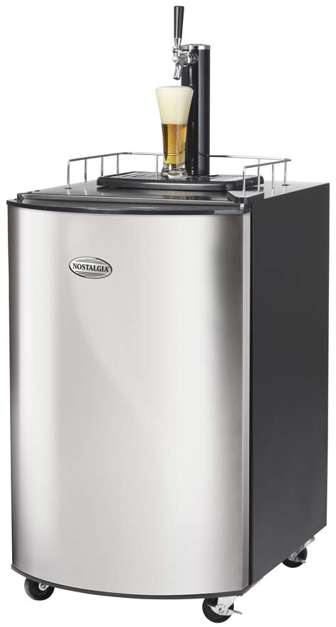 Nostalgia KRS2150 5.1 Cubic-Foot Full Size Kegorater Stainless Steel Draft Beer Dispenser