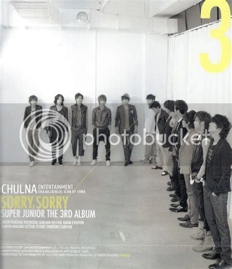 Super Junior “Sorry Sorry” Album Scans | Let's all eat candy