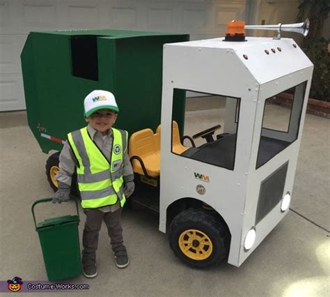 Kid Garbage Truck Driver Costume