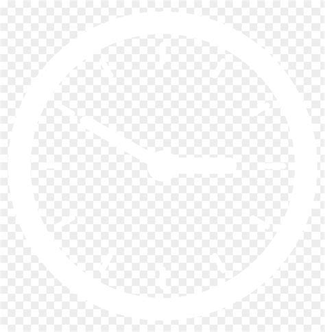 Time Clock White Icon PNG Transparent With Clear Background ID 475229 ...