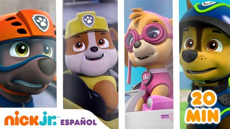 PAW Patrol | ¡Los mejores rescates con Skye, Chase y más! Compilación de 20 minutos - YouTube