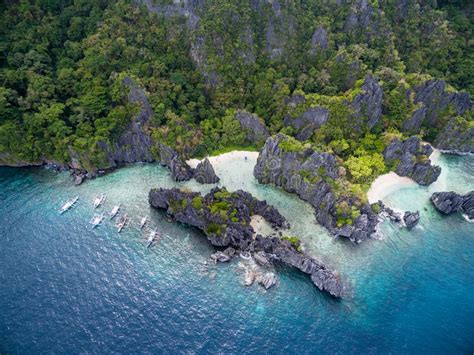 Hidden Beach in Matinloc Island in El Nido, Palawan, Philippines. Tour ...