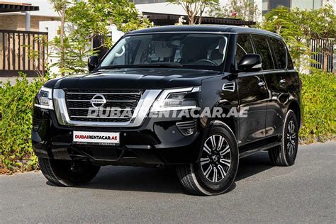 Rent Black brand new Nissan Patrol 2021 model, REF-55 in Dubai, ID-55 | Dubai Rent A Car