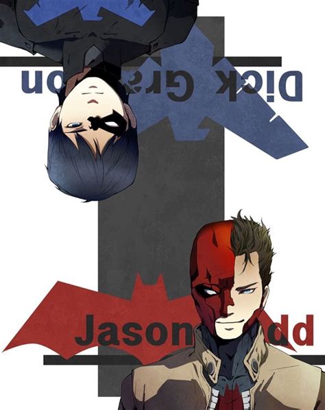 Nightwing and Red Hood - Batman Fan Art (39486154) - Fanpop