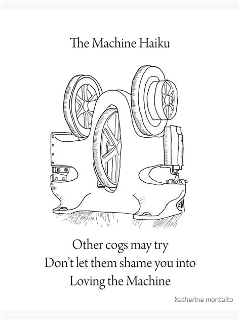 "The Machine Haiku" Art Print by killmonkies | Redbubble