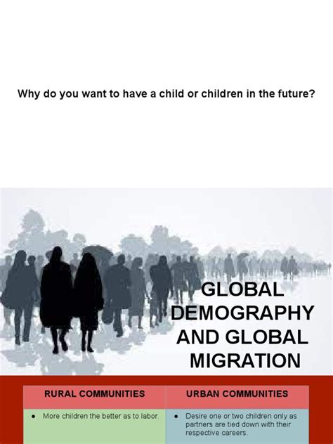 Global Demography and Global Migration | PDF | Immigration | Human Overpopulation