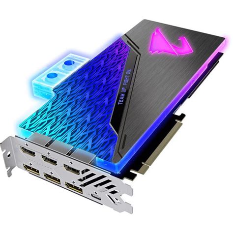 Aorus GeForce RTX 2080 SUPER WaterForce WB, RGB and DIY water cooling ...