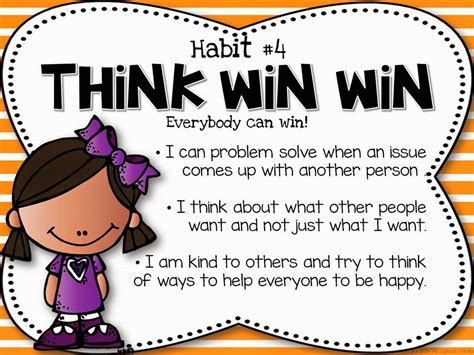 Habit 4- Think Win Win - Mrs. Yamabe's Class!