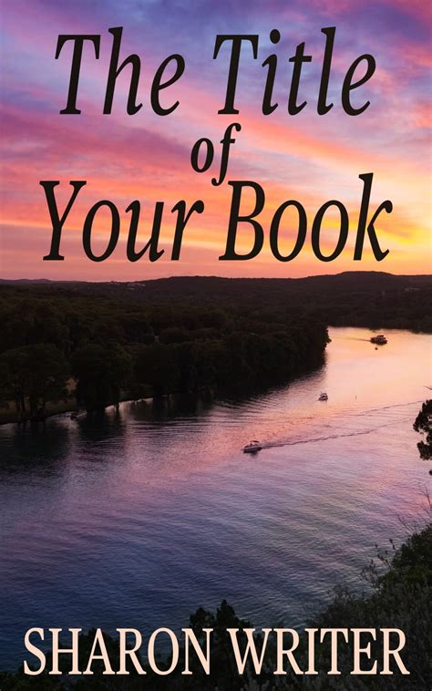 Colorado River Sunset - The Book Cover Designer