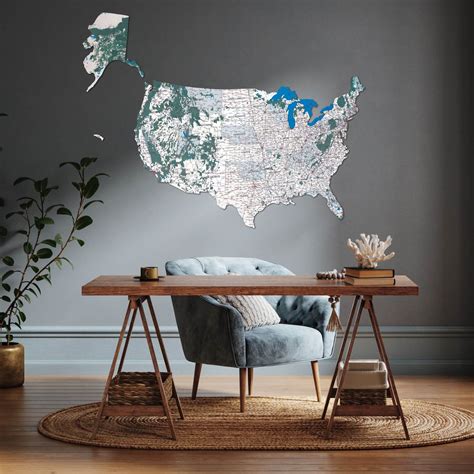 Wooden USA Map ‣ From Enjoy The Wood ‣ Order Now