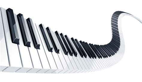 Piano Keys Art : Piano Keys And Musical Notes 3d Metal Wall Art ...