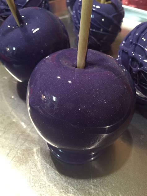 Purple candy apples | Cibo