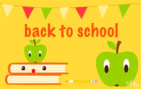 back to school III: free printable back to school card AND free scrap kawaii apple png's ...