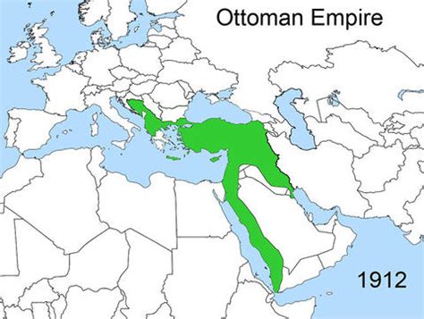 Ottoman Empire Map 1900