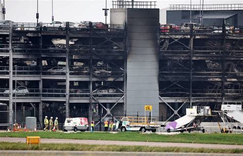 London's Luton Airport suspends flights due to 'significant fire' | The ...