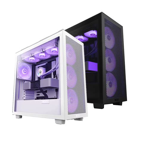 NZXT H7 Flow RGB (2023) ATX Mid Tower PC Gaming Case Black | White ...