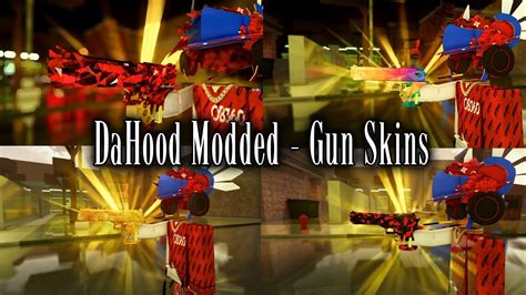 Best Da Hood Modded gun skin codes - YouTube