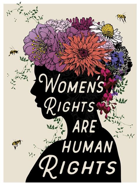 "Women's Rights Are Human Rights" 18x24 poster | Zazzle.com | Feminism art, Feminist art, Womens ...