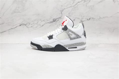 NIKE Air Jordan 4 White Cement – Drip Kickz