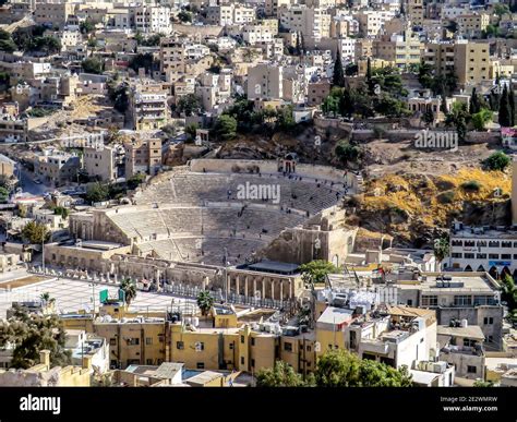 Amman Citadel Jordan Stock Photo - Alamy