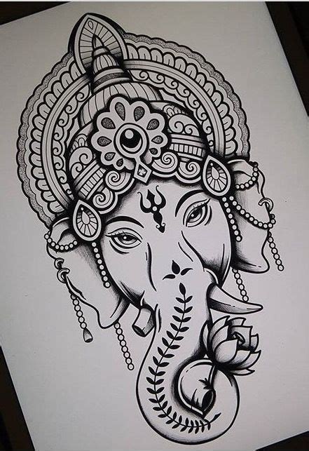 Lord Ganesha Drawings Simple