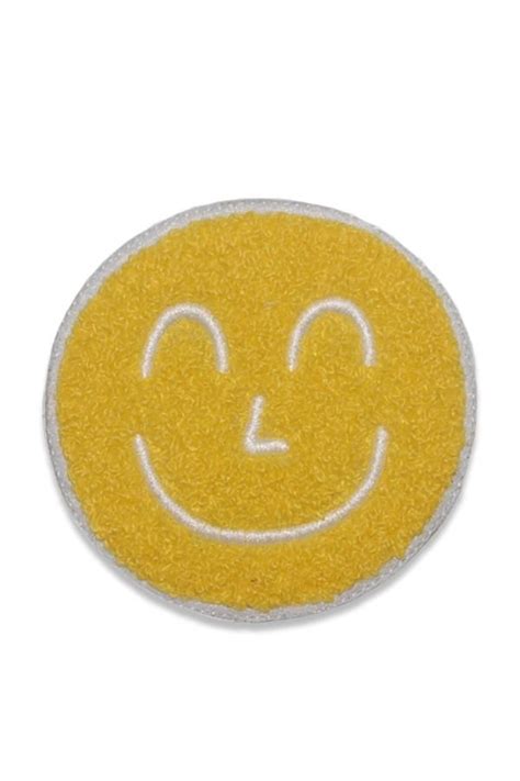 Yum Yum Smiley Face Chenille and Embroidery Patch – Yum Yum Smile Shop ...