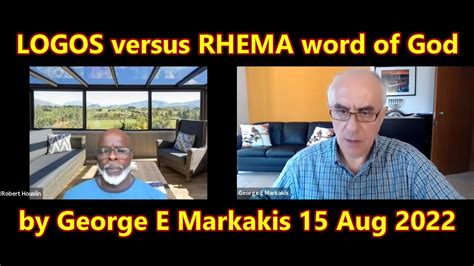 'LOGOS' versus 'RHEMA' word of God EXPLAINED spiritually & grammatically by a Greek Pastor - YouTube