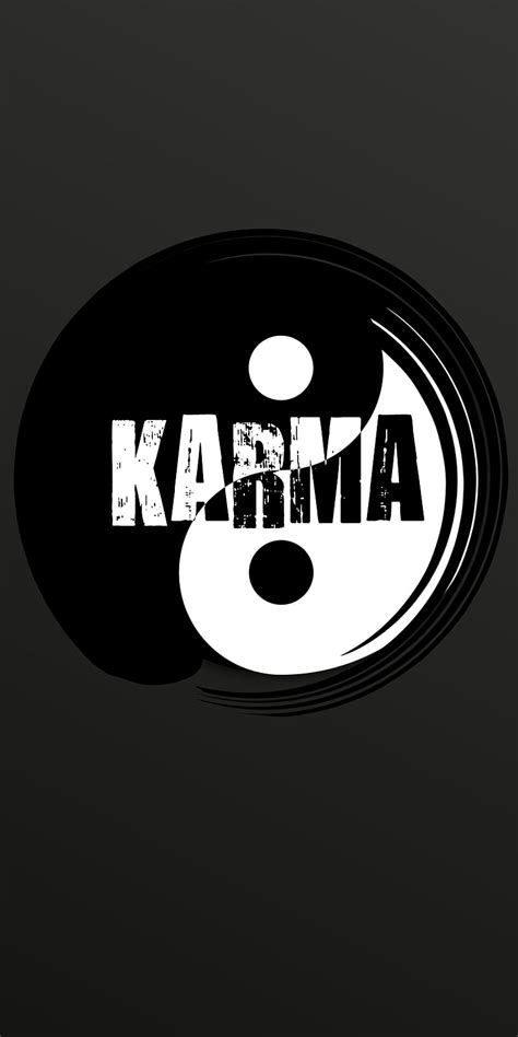 Karma Yin Yang, black, lock, phone, symbol, white, yin yang, zen, HD phone wallpaper | Peakpx