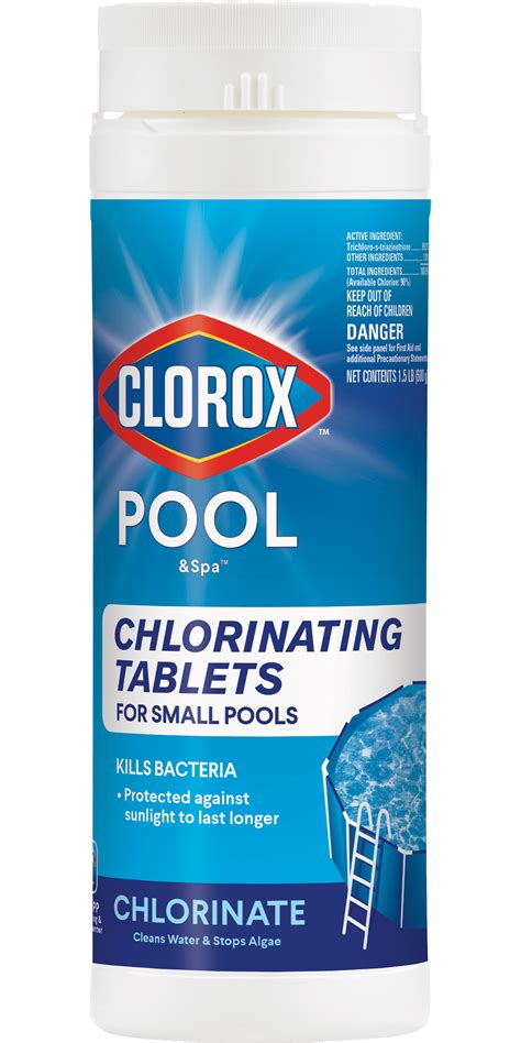 Clorox Pool&Spa 1" Chlorine Tablets for Swimming Pools - Walmart.com