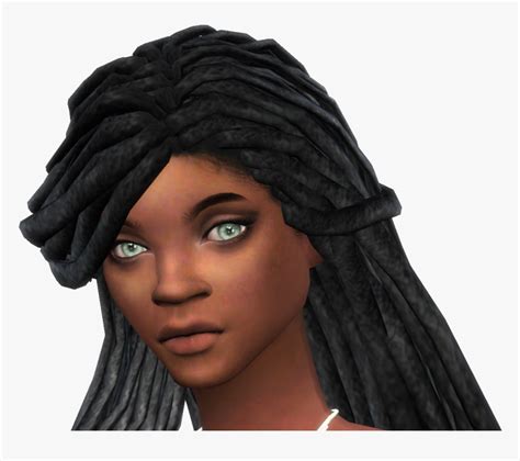 Maxis Match African Hair Sims 4, HD Png Download , Transparent Png Image - PNGitem