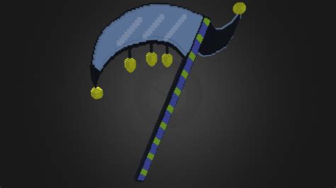 Jevil's scythe - 3D model by Chara_Dreemurr [3228987] - Sketchfab