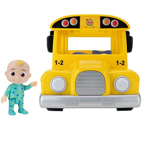 ⭐Cocomelon Musical Yellow School Bus, Plays ‘Wheels on The Bus – iMall ...