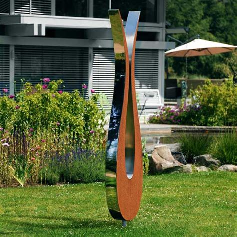 Contemporary Garden Sculpture - Stainless Steel Sculpture - Garden Art