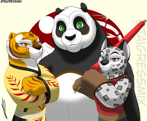 Tigress, Po and Song MasterLan - 插图 ART street