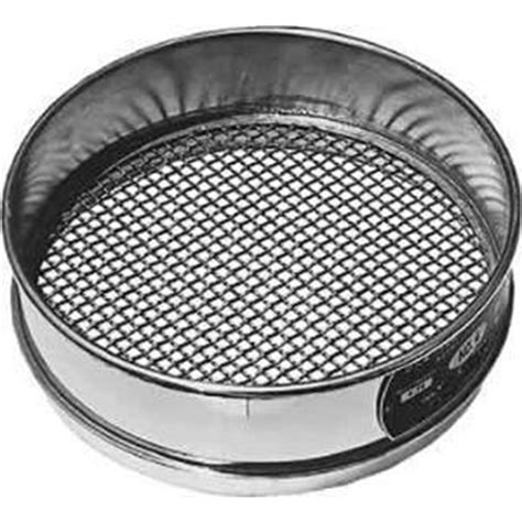 Sieve SS, 200mm X 50mm, 4,75 mm wire cloth, 4 mesh