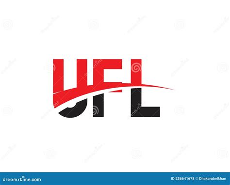 UFL Letter Initial Logo Design Vector Illustration Stock Photo - Image of element, arrow: 236641678