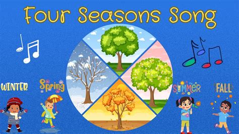 The Four Seasons Song | Four Seasons Song for Kids | Silly School Songs ...