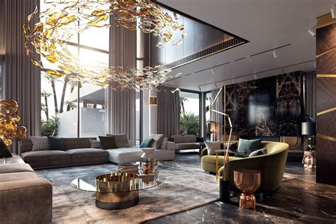 3D-ANIMATION OF LIVING ROOM IN PROJECT IN WARM COUNTRY on Behance | Living room modern, Luxury ...