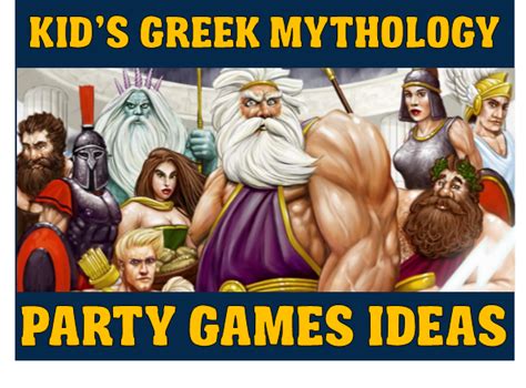 Awesome Greek Mythology Party Games for kids and tweens!