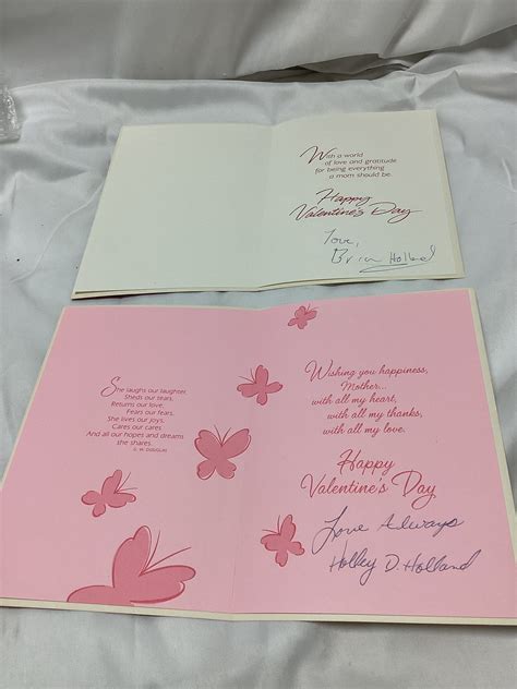 Brian Holland Rock & Roll Hall Of Fame Signed Valentine's Cards #29701 ...