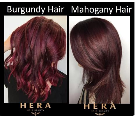 Major Differences Between Mahogany and Burgundy Hair Colour | Hera Hair Beauty